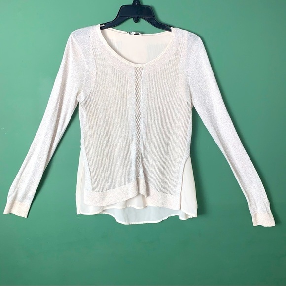 Lucky Brand Gold/Silver Sweater - Picture 1 of 10